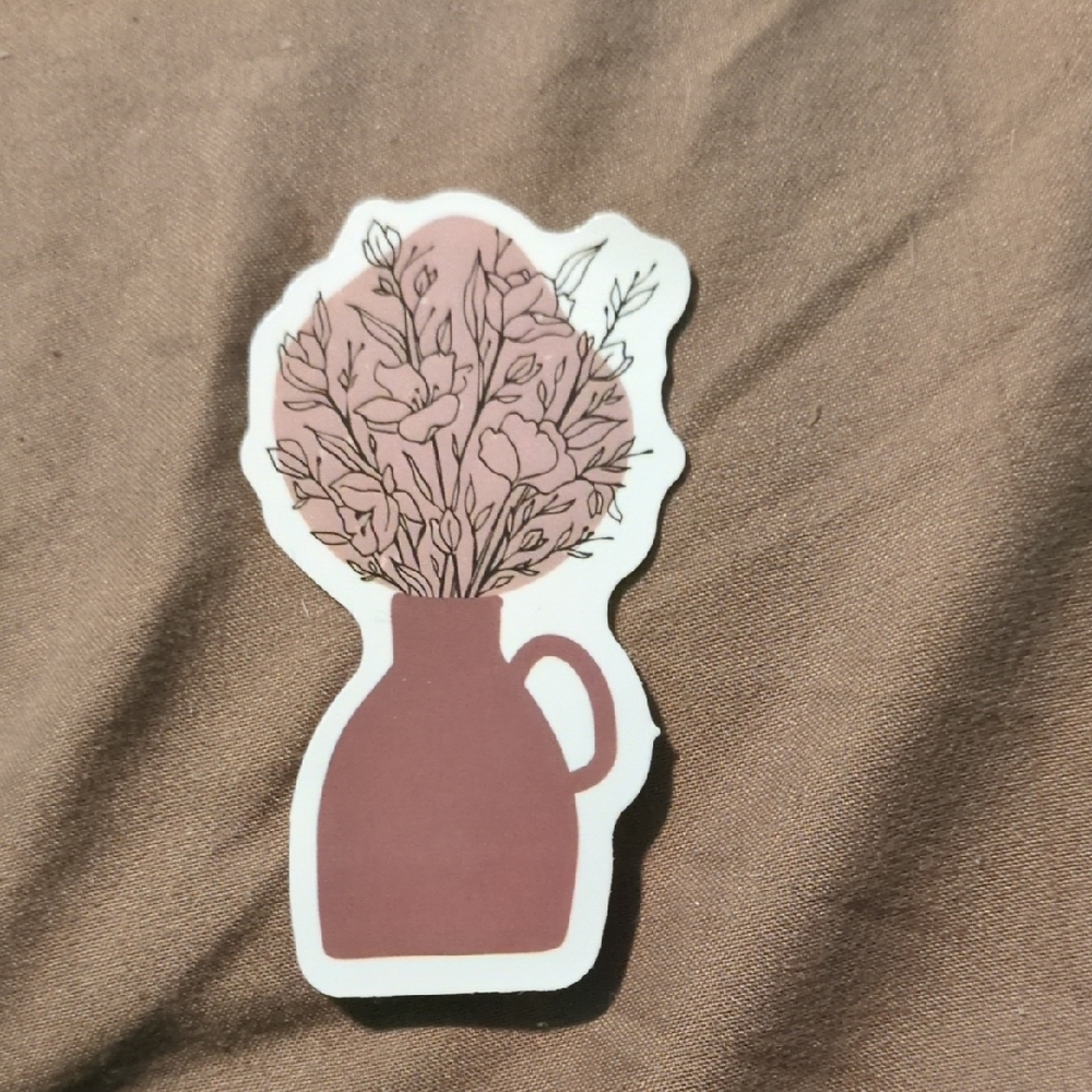 Floral Vase Sticker 🔥🔥🔥20/$10, Bundle And Save